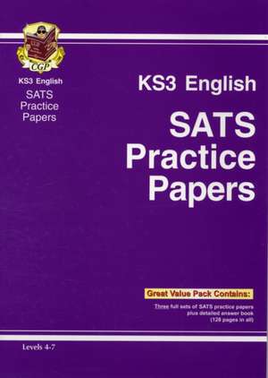 KS3 English Practice Tests de Cgp Books