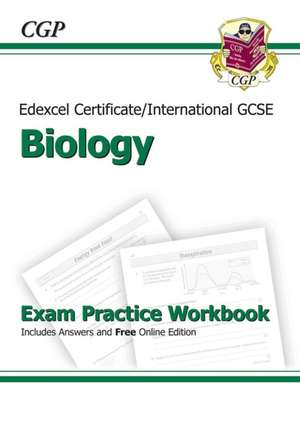 Edexcel International GCSE Biology Exam Practice Workbook with Answers (A*-G Course) de CGP Books