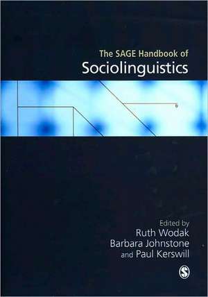 The SAGE Handbook of Sociolinguistics de Ruth Wodak