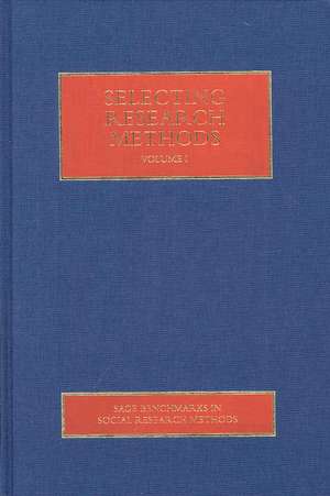 Selecting Research Methods de W. (William) Paul Vogt