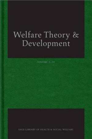 Welfare Theory and Development de Peter Alcock