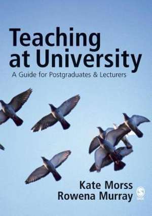 Teaching at University: A Guide for Postgraduates and Researchers de Kate Morss
