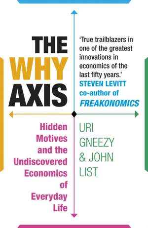 The Why Axis: Hidden Motives and the Undiscovered Economics of Everyday Life de John List