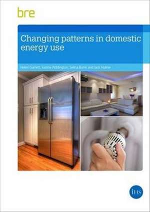 Changing Patterns in Domestic Energy Use de Helen Garrett