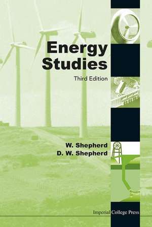 ENERGY STUDIES (3RD ED) de Shepherd W
