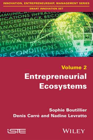 Entrepreneurial Ecosystems de S Boutillier