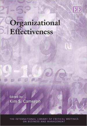 Organizational Effectiveness de Kim S. Cameron