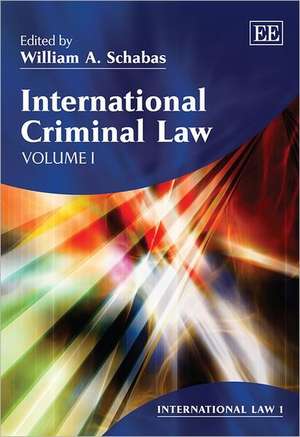 International Criminal Law de William a. Schabas