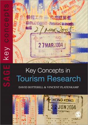 Key Concepts in Tourism Research de David Botterill