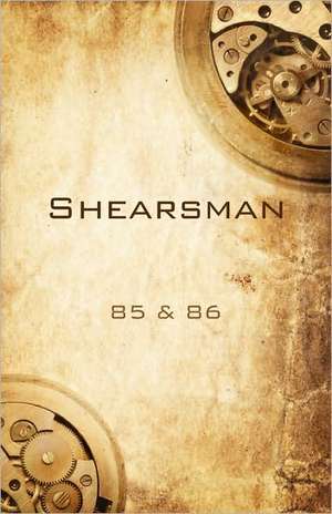 Shearsman 85 & 86 de Tony Frazer