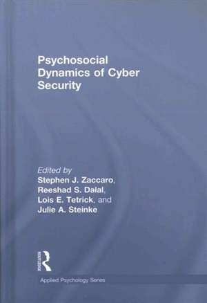 Psychosocial Dynamics of Cyber Security de Stephen J Zaccaro