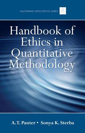 Handbook of Ethics in Quantitative Methodology de A. T. Panter