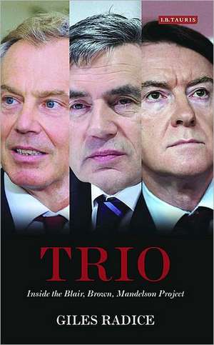 Trio: Inside the Blair, Brown, Mandelson Project de Giles Radice