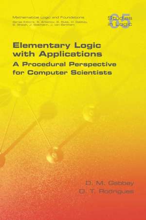 Elementary Logic with Applications de D M Gabbay