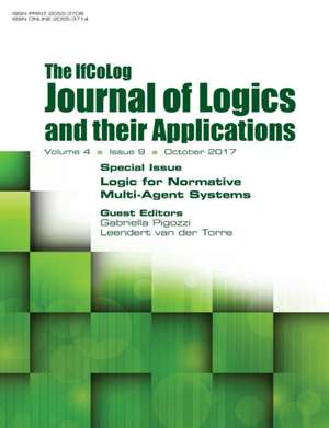 Ifcolog Journal of Logics and their Applications Volume 4, number 9. Logic for Normative Multi-Agent Systems