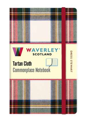 Waverley Dress Stewart Tartan cloth pocket notebook de Waverley Scotland