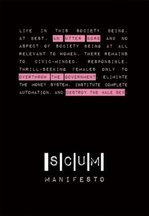 SCUM Manifesto de Valerie Solanas