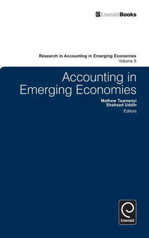 Accounting in Emerging Economies de Mathew Tsamenyi