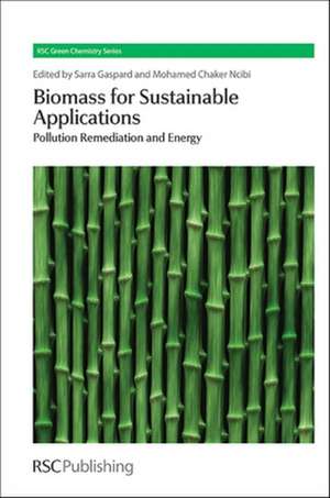 Biomass for Sustainable Applications: Pollution Remediation and Energy de Sarra Gaspard