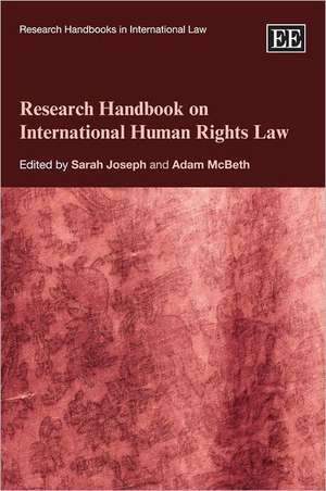 Research Handbook on International Human Rights Law de Sarah Joseph