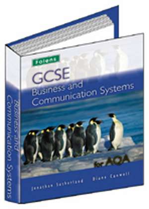 GCSE Business & Communication: Teacher Support File & CD-ROM - AQA de JONATHAN SUTHERLAND