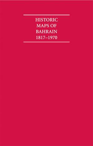 Historic Maps of Bahrain 1817–1970 3 Map Box Set de R. Jarman