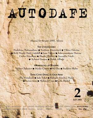 Autodafe Volume Two de International Parliament of Writers