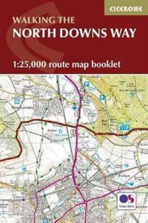 North Downs Way Map Booklet de Kev Reynolds