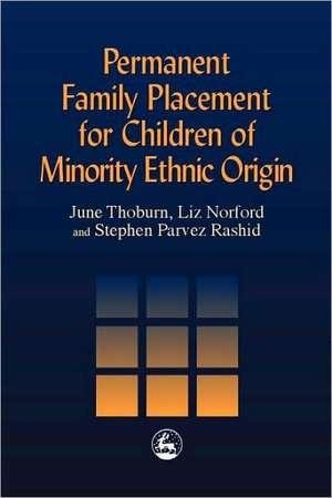 Permanent Family Placement for Children of Minority Ethnic Origin: When Love Is Not Enough de Liz Norford