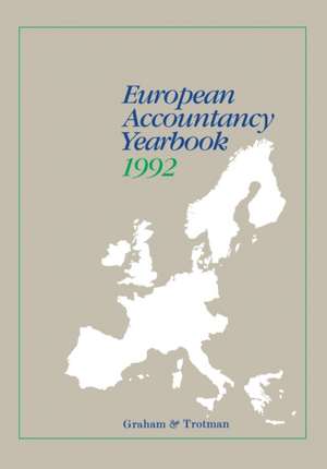 European Accountancy Yearbook 1992/93 de Ellen Rocco