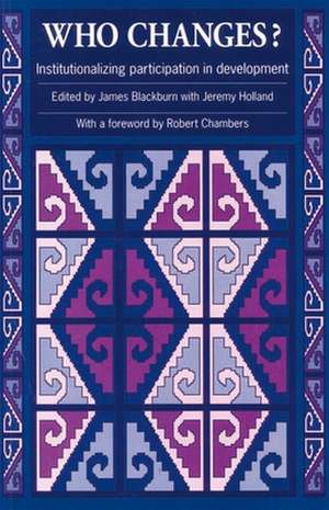 Who Changes? de James Blackburn