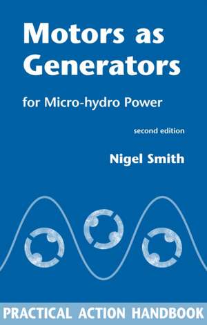 Motors as Generators for Micro Hydro Power