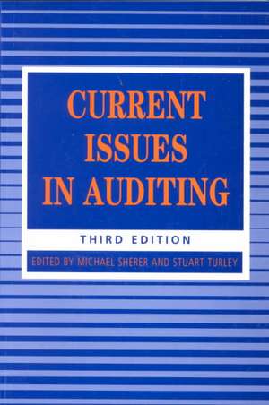 Current Issues in Auditing de Michael J Sherer