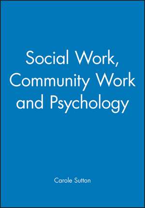 Social Work, Community Work de Sutton