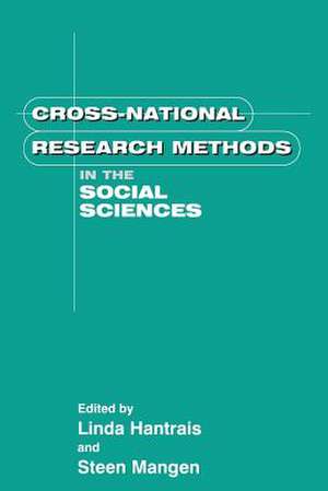 Cross National Research Methods de Linda Hantrais