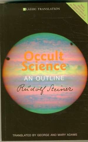 Occult Science de Rudolf Steiner