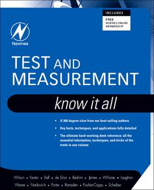 Test and Measurement: Know It All de Jon S. Wilson