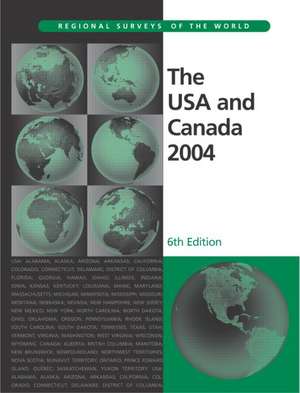 The USA and Canada 2004 de Europa Publications