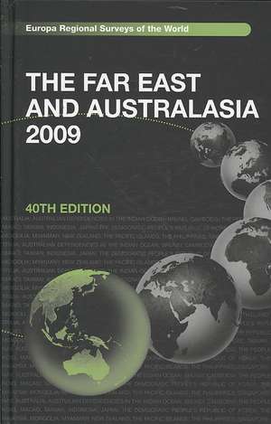 Far East and Australasia 2009 de Europa Publications