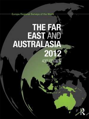 The Far East and Australasia 2012 de Europa Publications