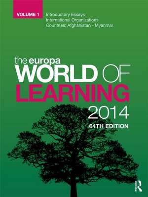 The Europa World of Learning 2014 de Europa Publications