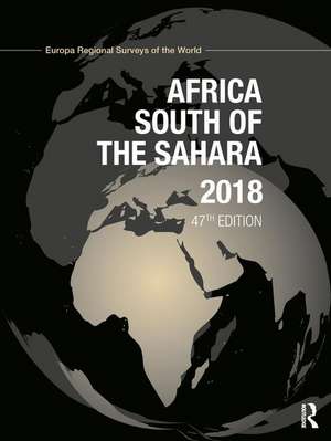 Africa South of the Sahara 2018 de Europa Publications