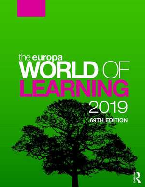 The Europa World of Learning 2019 de Europa Publications