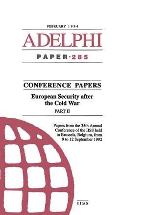 European Security after the Cold War: Part II de Various