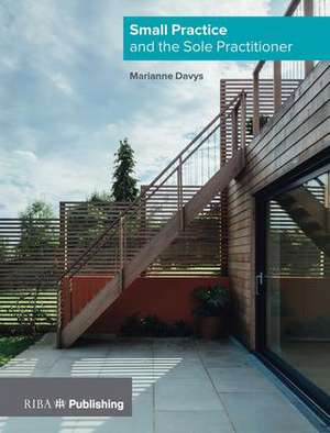 Small Practice and the Sole Practitioner de Marianne Davys Architects Ltd