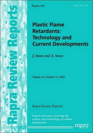 Plastic Flame Retardants de J. Innes