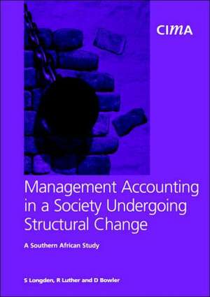 Managment Accounting in a Society Undergoing Structural Change LOC362 de S. Longden