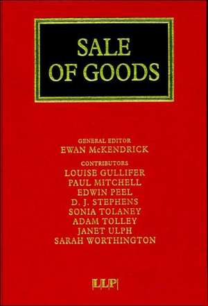 Sale of Goods de Ewan McKendrick