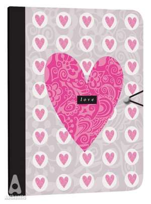 Journal: Love (Hearts) de Media Authentic