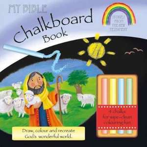 My Bible Chalkboard Book: Stories from the New Testament (Incl. Chalk) de Su Box